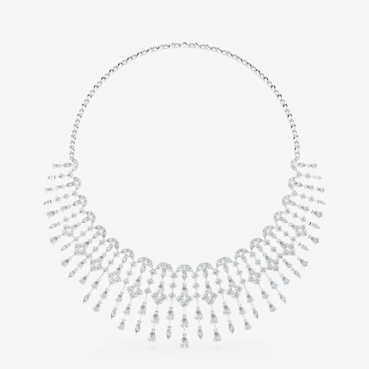 Aurora Veil Diamond Necklace