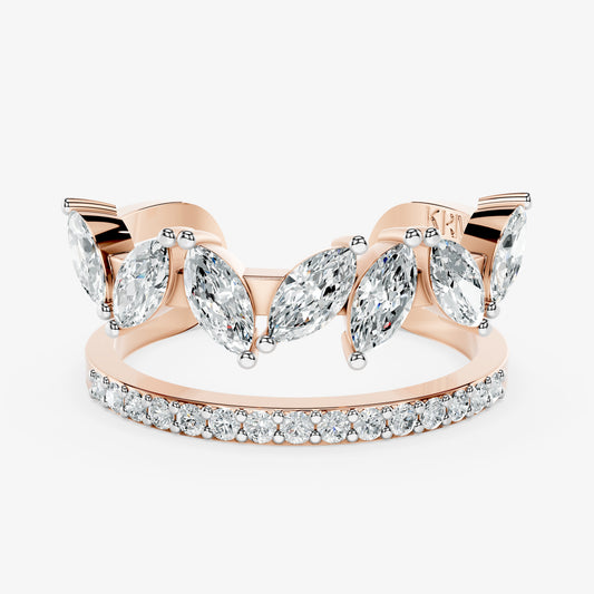Dual Essence Diamond Ring