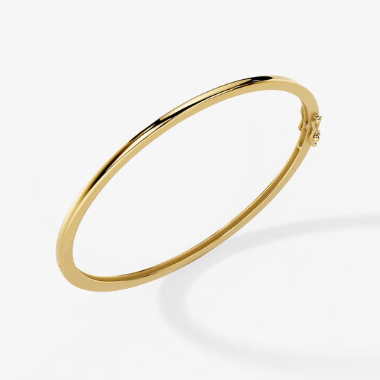 Classic Gold Openable Bangle Bracelet