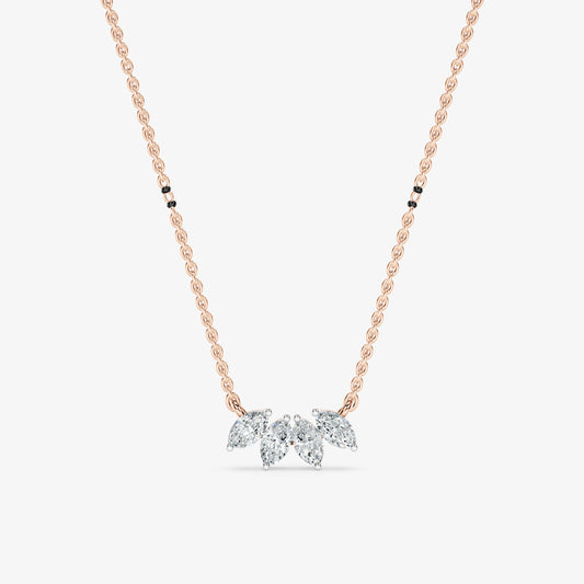 Marquise Cut Diamond Mangalsutra