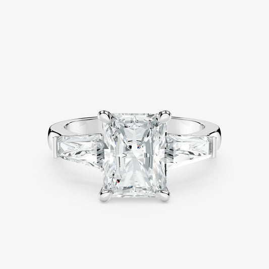 Radiant Balance Diamond Ring