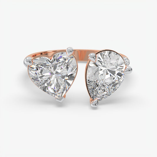Duo Embrace Diamond Ring