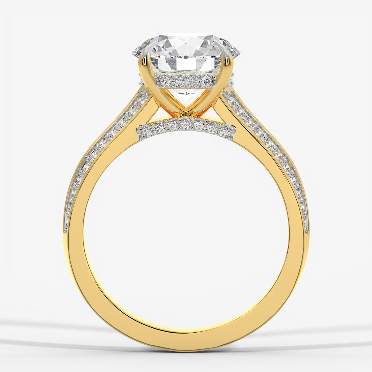 Duetta Solitaire Diamond Ring
