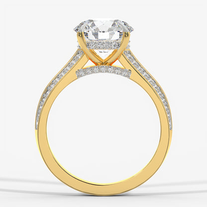 Duetta Solitaire Diamond Ring