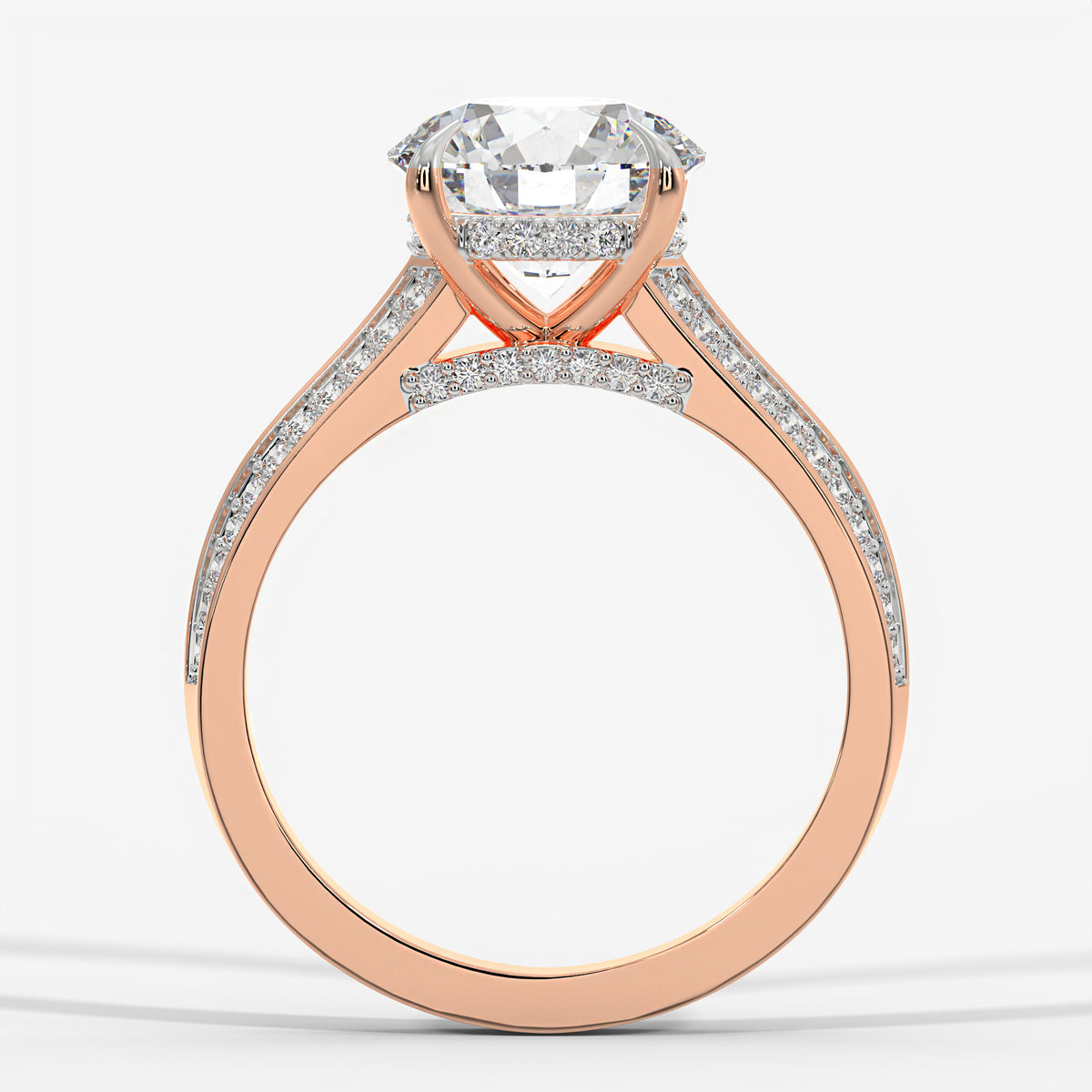 Duetta Solitaire Diamond Ring