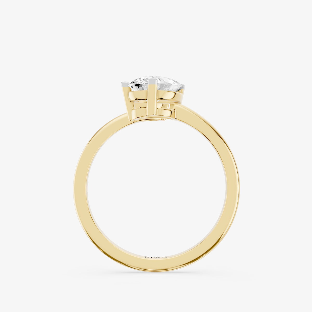 Duo Pear Diamond Crossover Ring