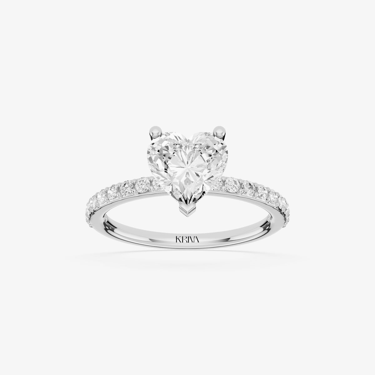 Heartline solitaire Diamond Ring