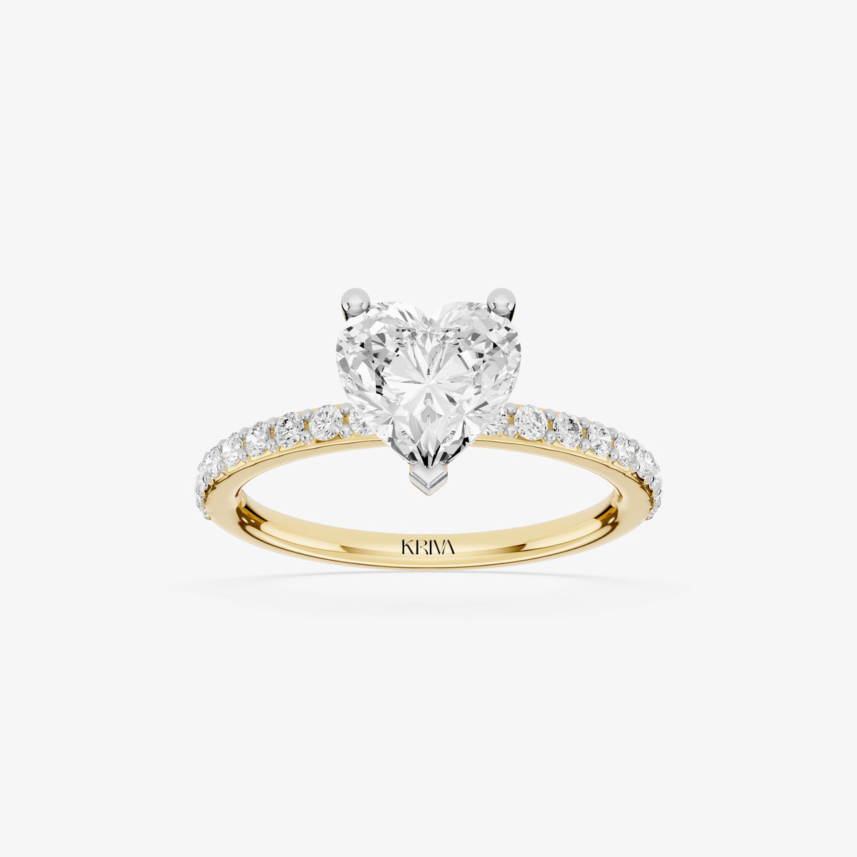 Heartline solitaire Diamond Ring