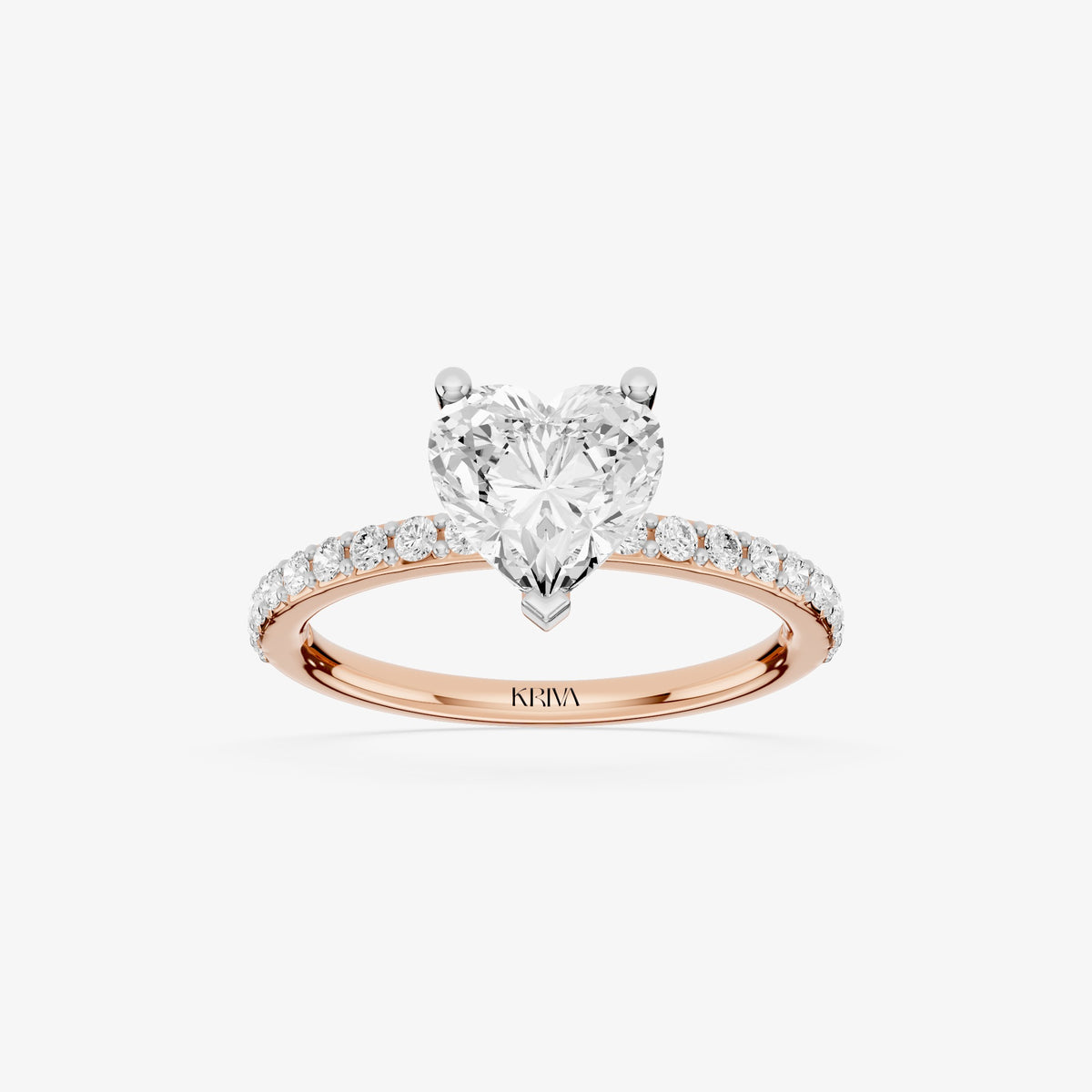 Heartline solitaire Diamond Ring