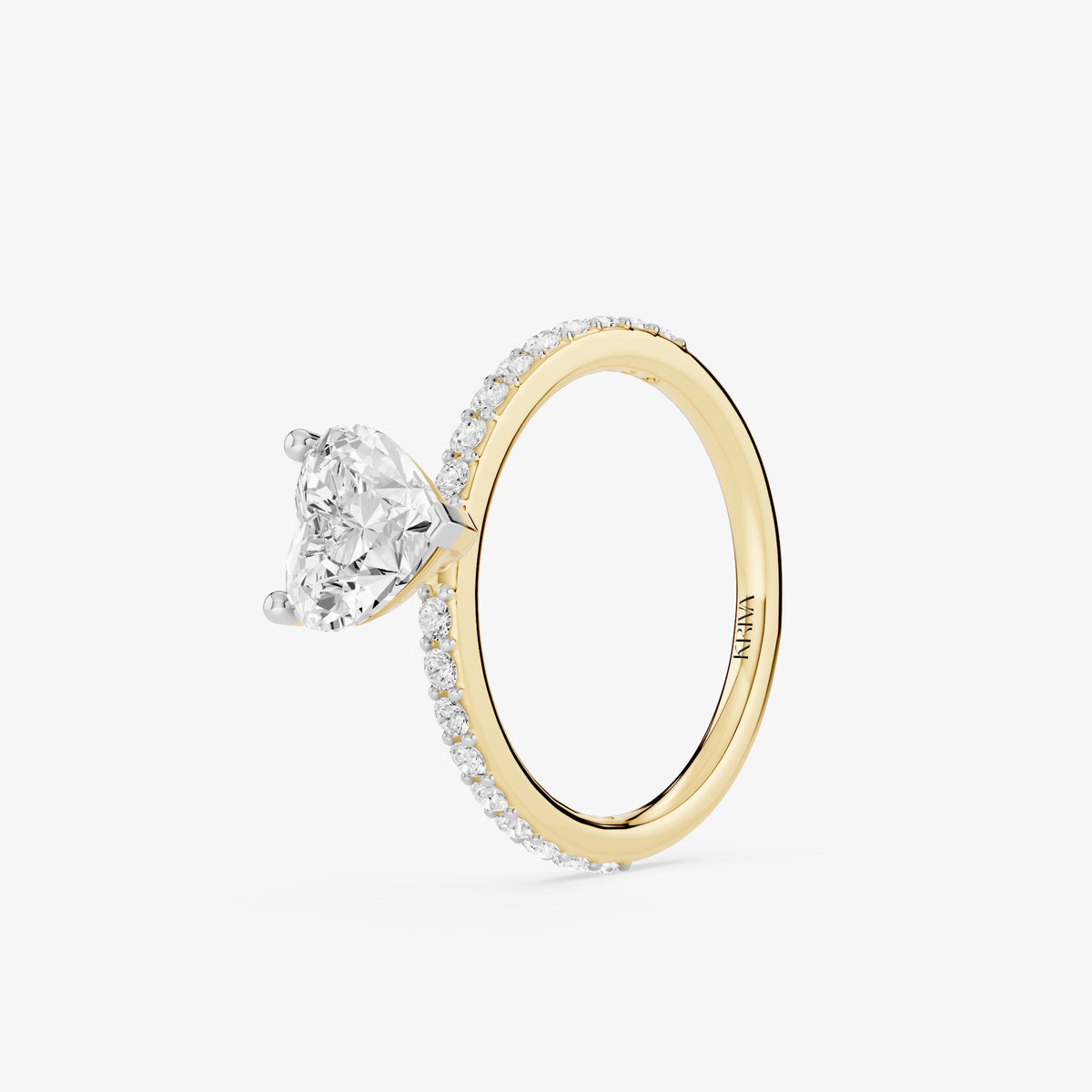 Heartline solitaire Diamond Ring