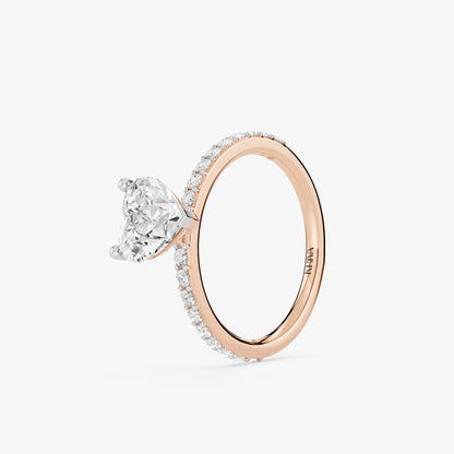 Heartline solitaire Diamond Ring