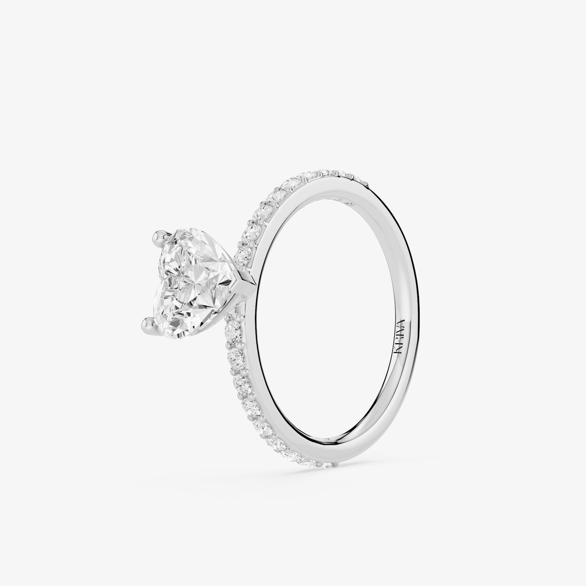 Heartline solitaire Diamond Ring