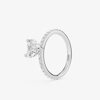 Heartline solitaire Diamond Ring
