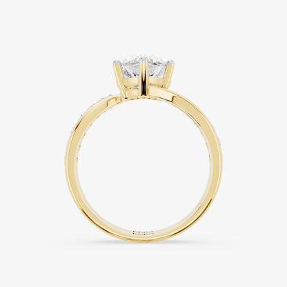 Heart Cascade Diamond Ring