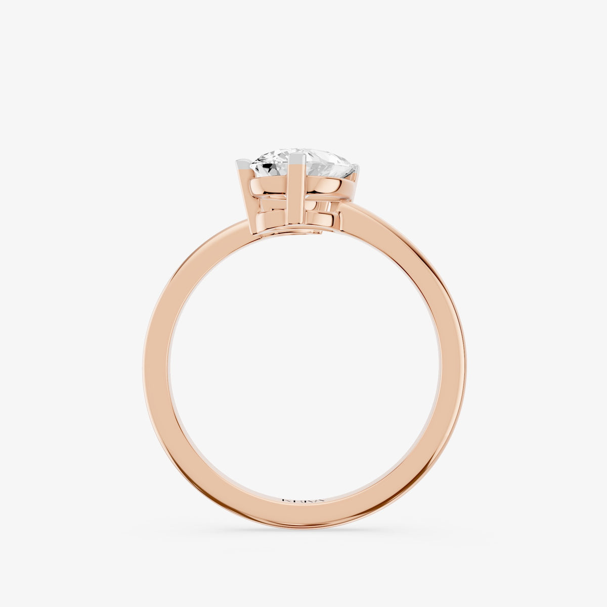 Duo Pear Diamond Crossover Ring