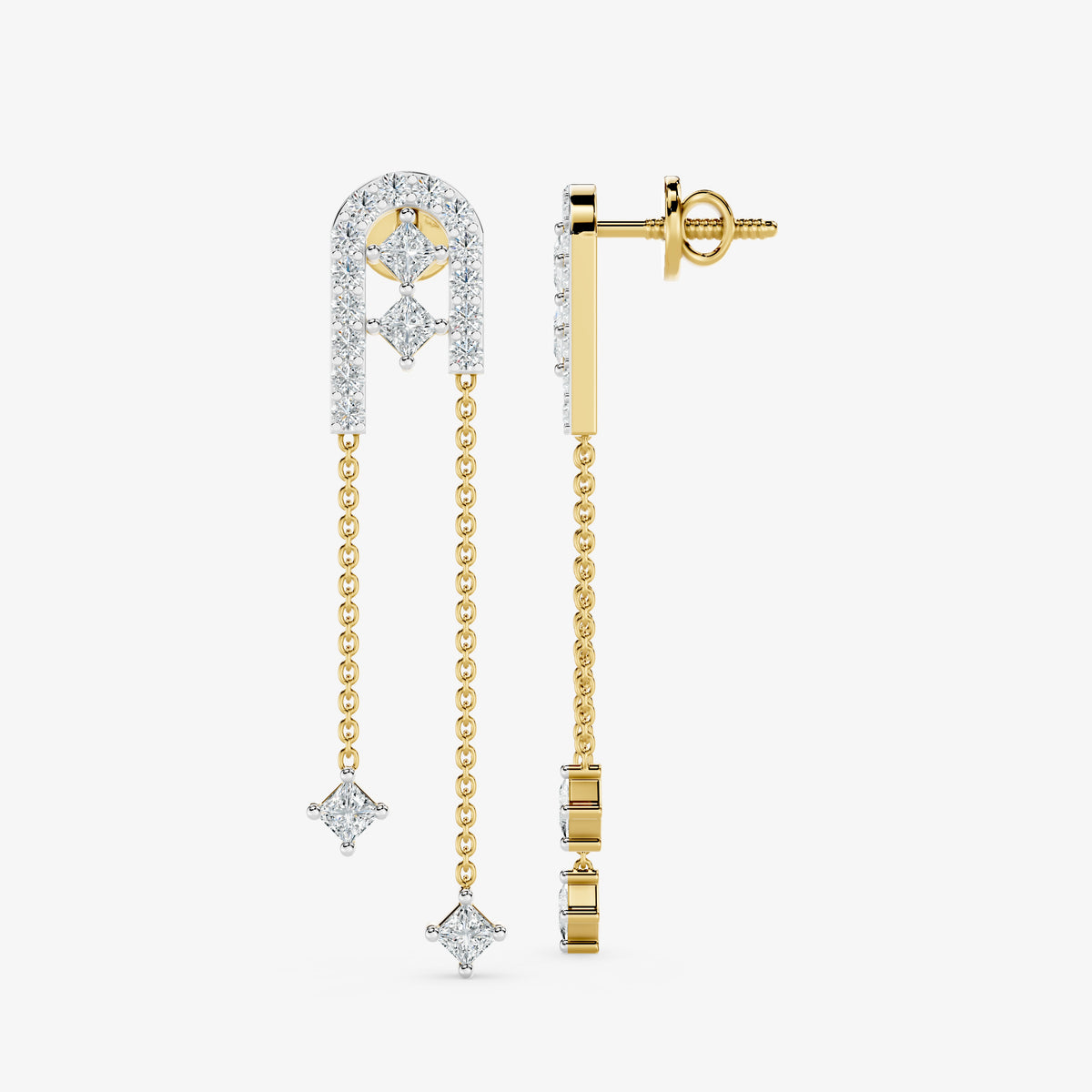 Arcelle Diamond Drop Earrings