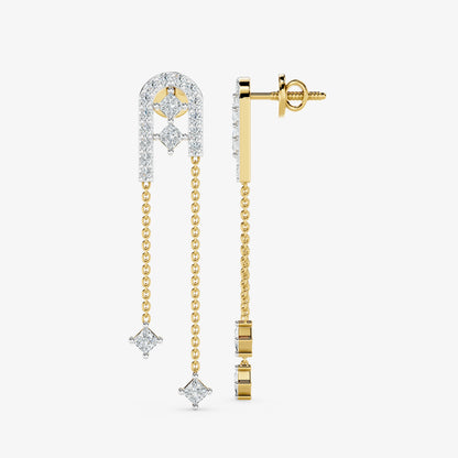 Arcelle Diamond Drop Earrings