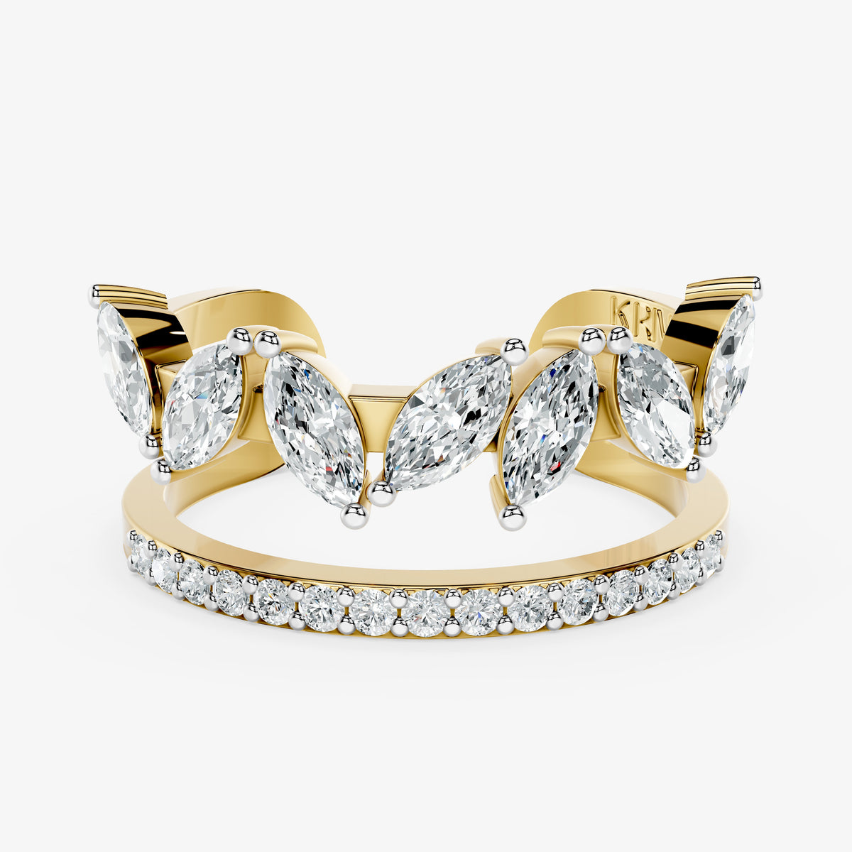 Dual Essence Diamond Ring