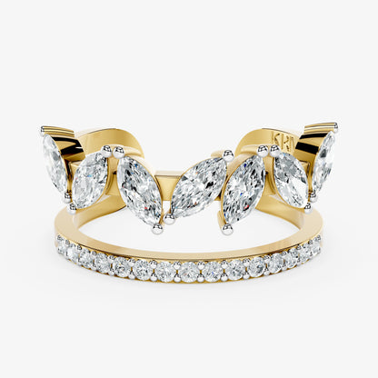 Dual Essence Diamond Ring