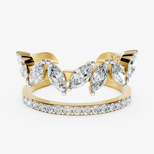 Dual Essence Diamond Ring
