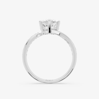 Heart Cascade Diamond Ring