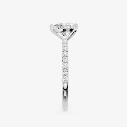 Heartline solitaire Diamond Ring