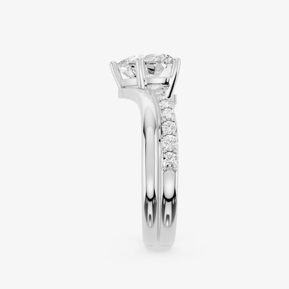 Heart Cascade Diamond Ring