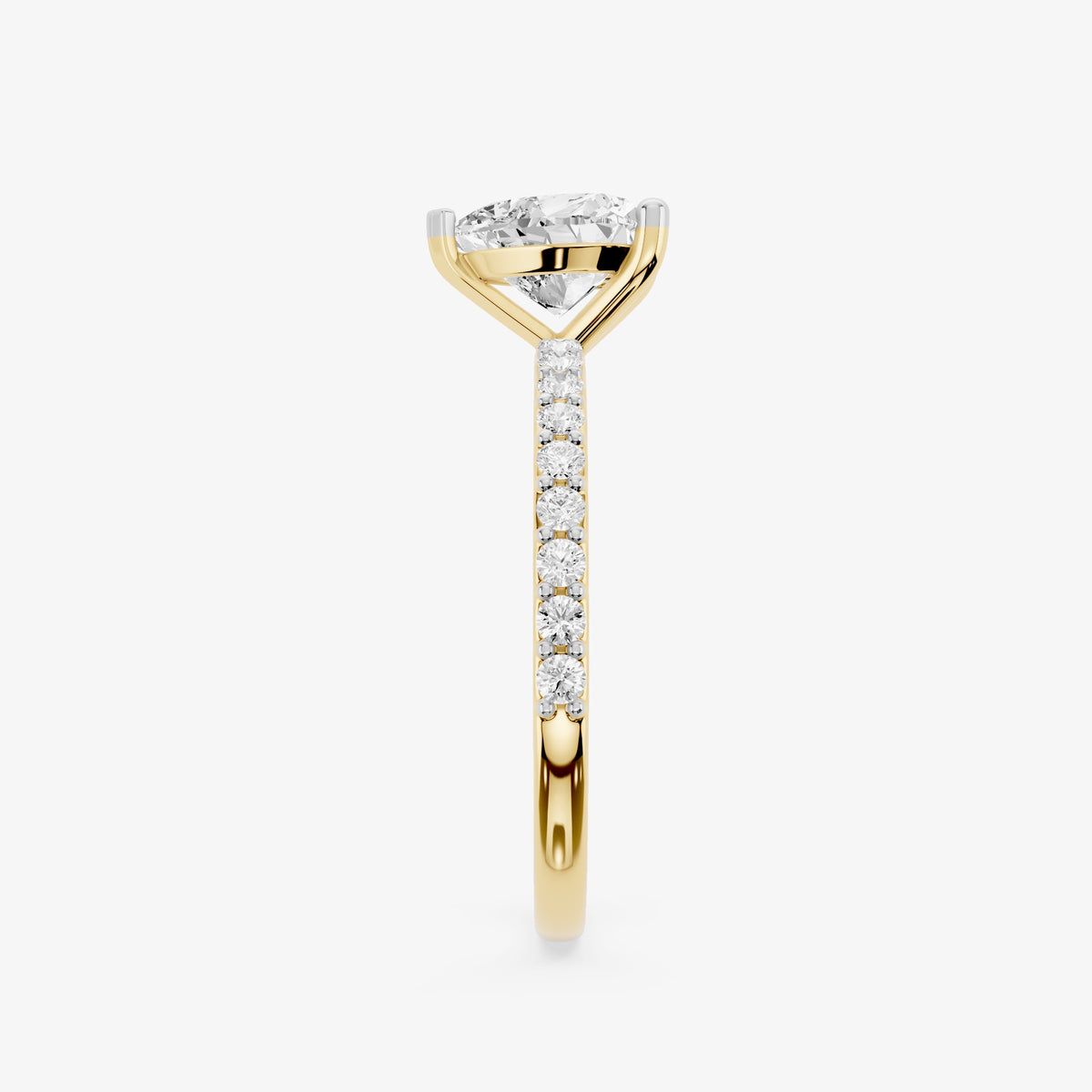 Heartline solitaire Diamond Ring