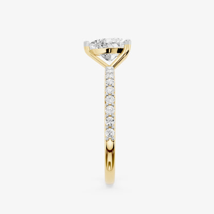 Heartline solitaire Diamond Ring