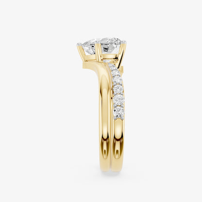 Heart Cascade Diamond Ring