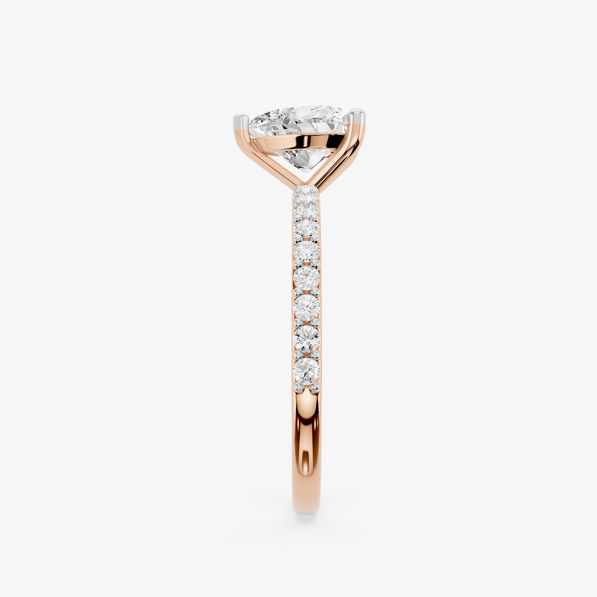 Heartline solitaire Diamond Ring