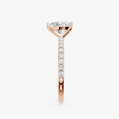 Heartline solitaire Diamond Ring