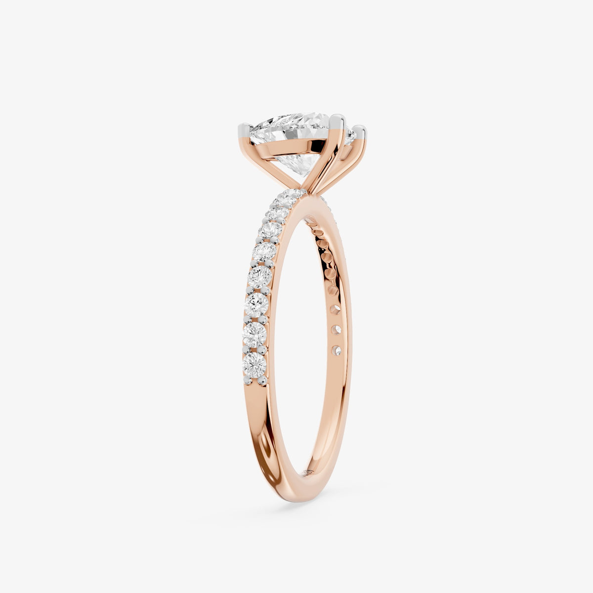 Heartline solitaire Diamond Ring