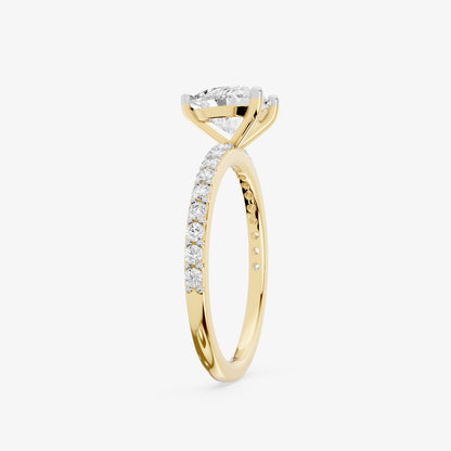 Heartline solitaire Diamond Ring