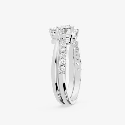 Heart Cascade Diamond Ring