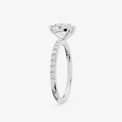Heartline solitaire Diamond Ring