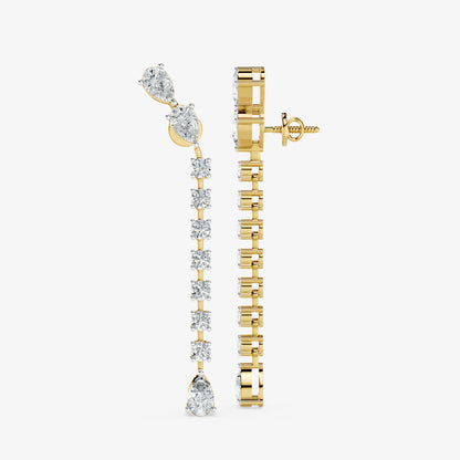 Serein Diamond Drop Earrings