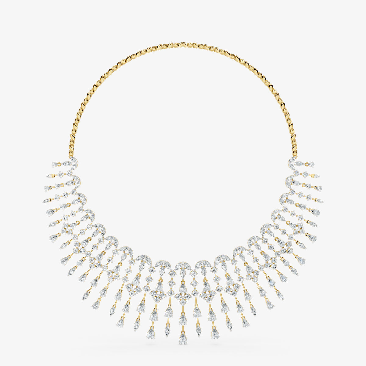 Aurora Veil Diamond Necklace