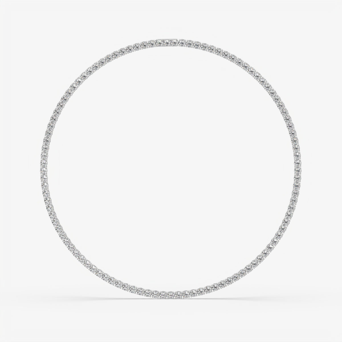 Classic Diamond Tennis Necklace