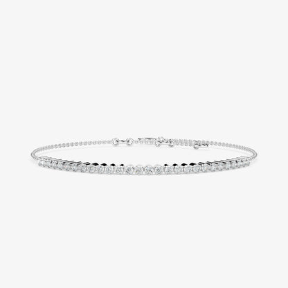 Round Diamond Chain Bracelet