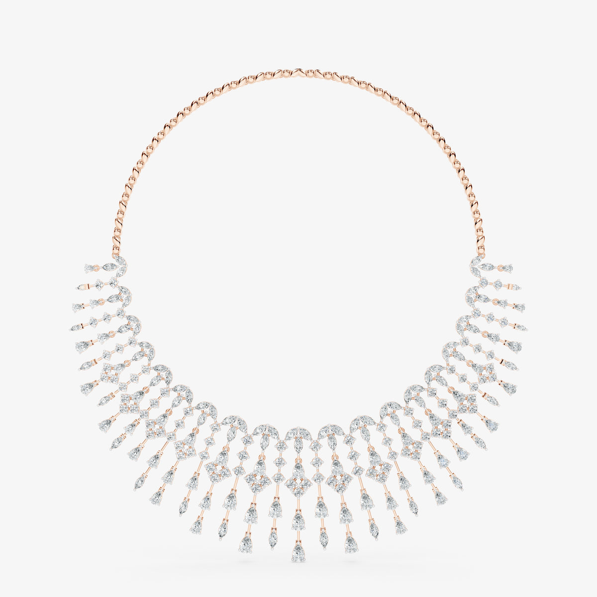 Aurora Veil Diamond Necklace
