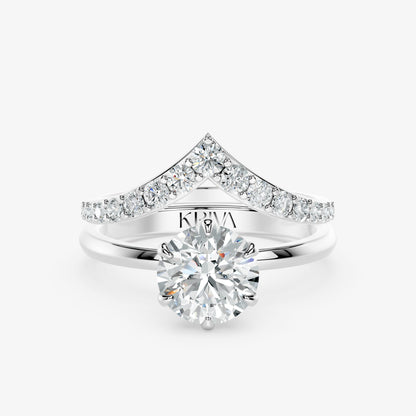 Vela Crest Diamond Ring