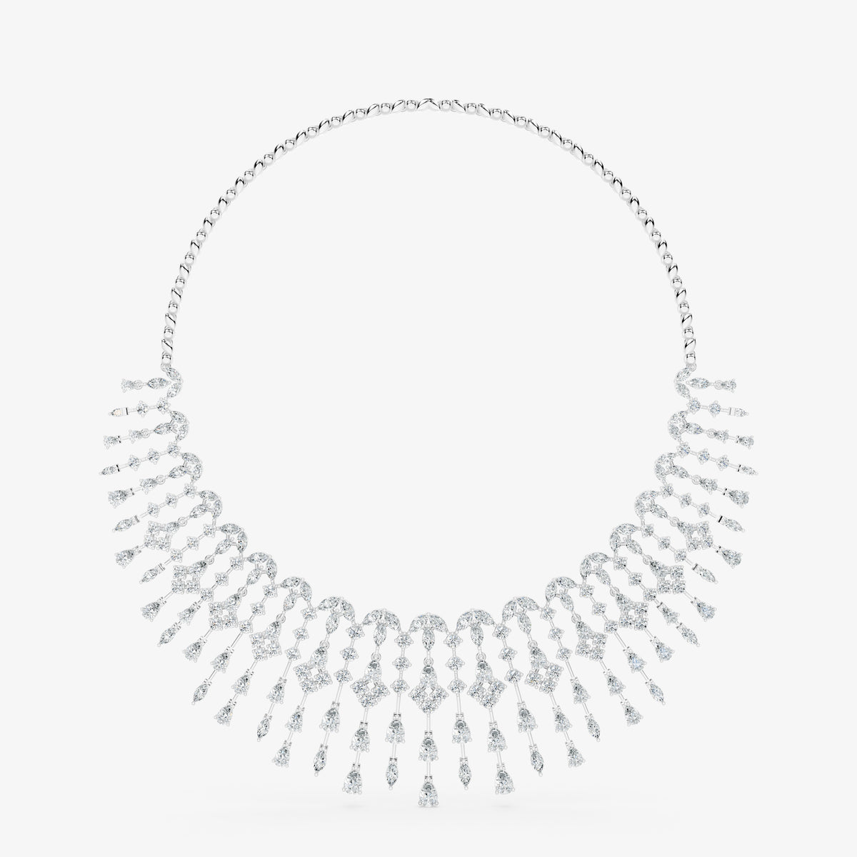 Aurora Veil Diamond Necklace