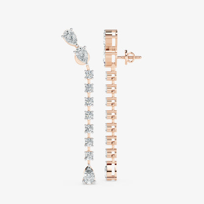 Serein Diamond Drop Earrings