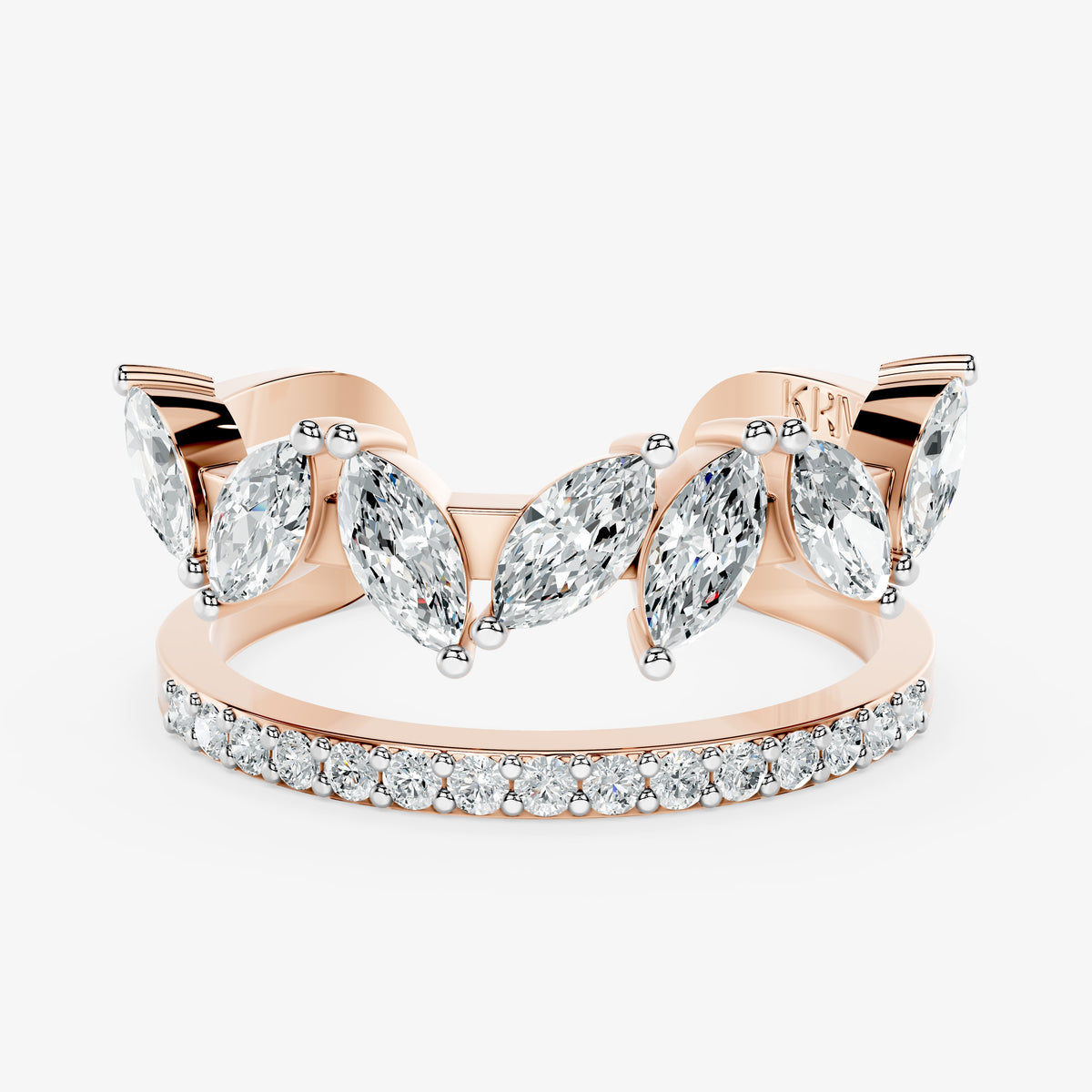 Dual Essence Diamond Ring