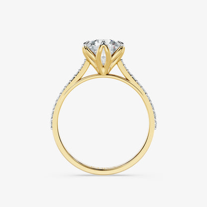 Lustre Crest Diamond Ring