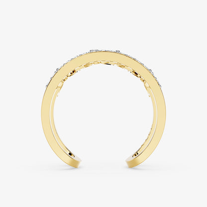 Dual Essence Diamond Ring