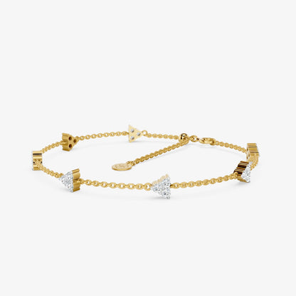 Star Dust Diamond Chain Bracelet