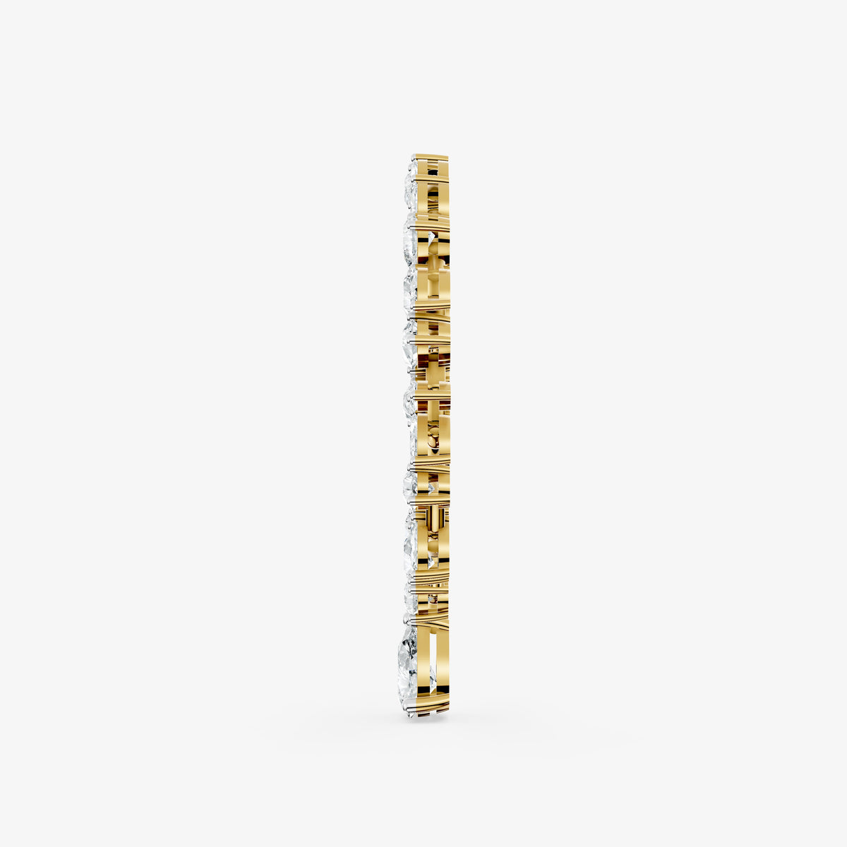 Floral Cascade Diamond Nose Ring