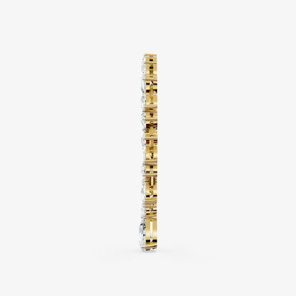 Floral Cascade Diamond Nose Ring